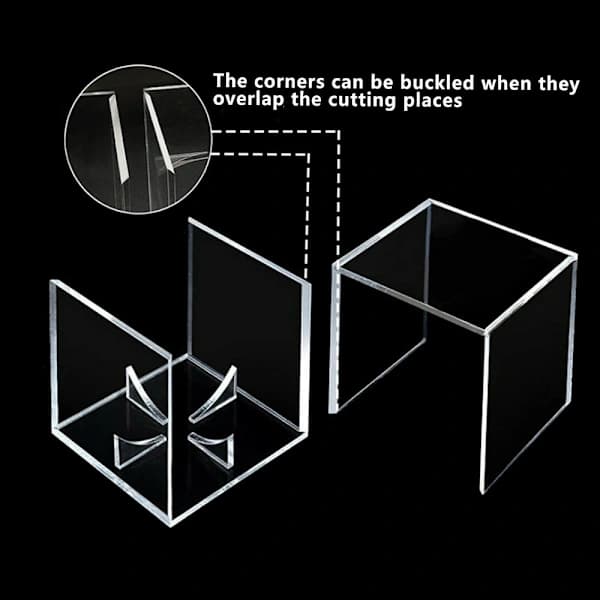Baseballdisplaykube - Transparent displaykabinett