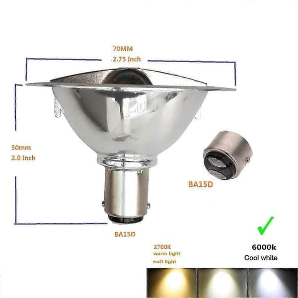 6000k 12v Ba15d 3w 2x Led Ar70 Reflektor Spot Light for Kommersiell Belysning