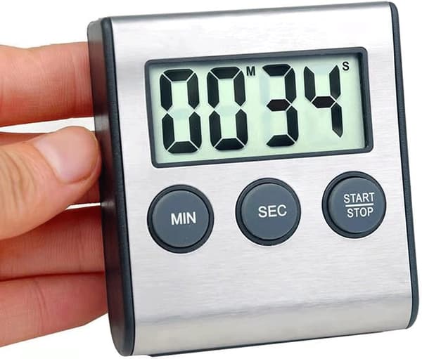 Køkken Timer, Digital Køkken Timer Magnetisk Nedtællings Køkken Timer Rustfrit Stål Timer