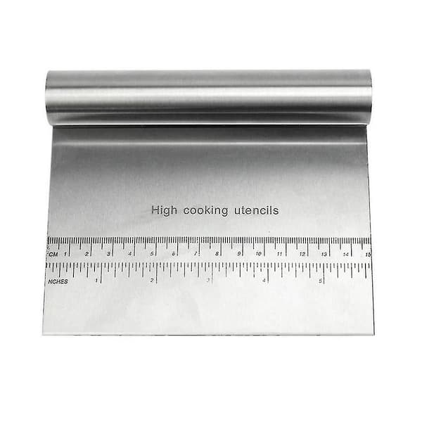 Kitchen Utensil Set Stainless Steel Pizza Dough Scraper Cutter Kitchen Flour Pastry Cake Tool Gadget