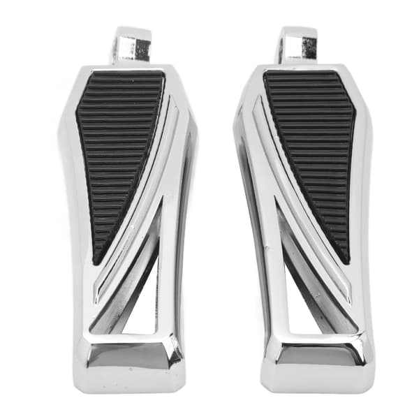 1 Pair Motorcycle Foot Pegs Angled Adjustable Footrests Replacement for Davidson