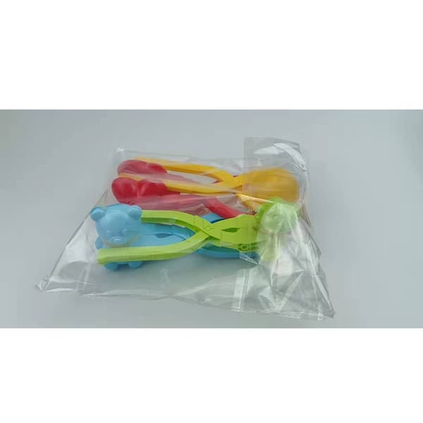 4 stk. Sneboldtænger Sneboldmaskine Plast Sneboldsform Snebold