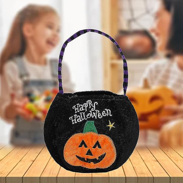 Halloween Trick Or Treat-tasker, mulepose gavekurv til Halloween-festfavoritter - stil 5