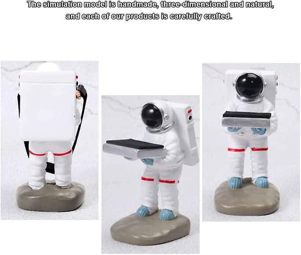 Display Stand Old Butler/Astronaut Resin Statue Model Display Stand Decoration Storage Rack Ornament