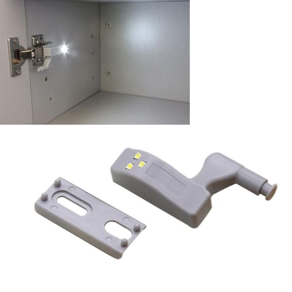 Hinge Cabinet Door with LED - Hinge Lamp grå gray