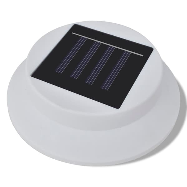 vidaXL Udendørsbelysning LED Hvid 6-pak Solcelle Vit white