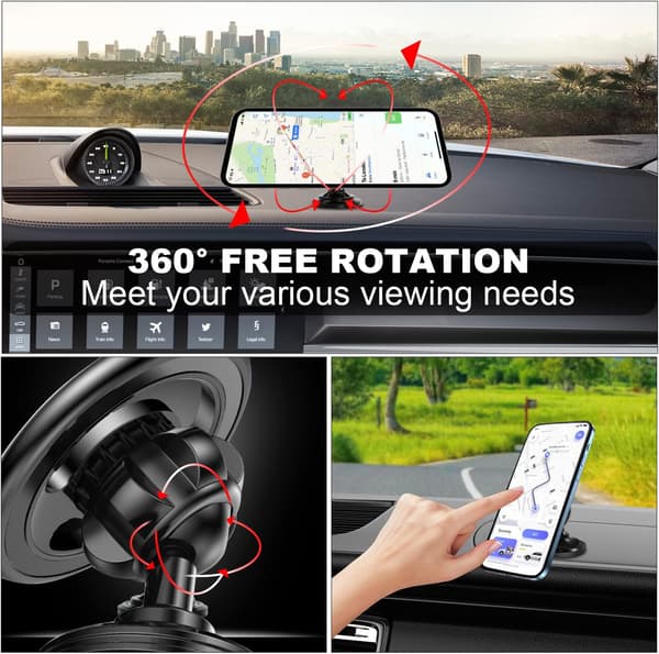 Magnetisk Biltelefonhållare Universal 360° Rotation Bärbar