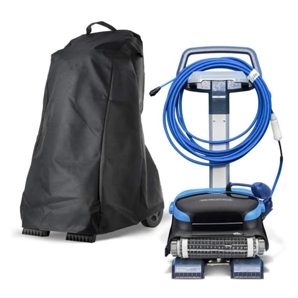 Dolphin Pool Cleaner Protection 420D Oxford Fabric 222642 Inch Black with Handle and Drawstring