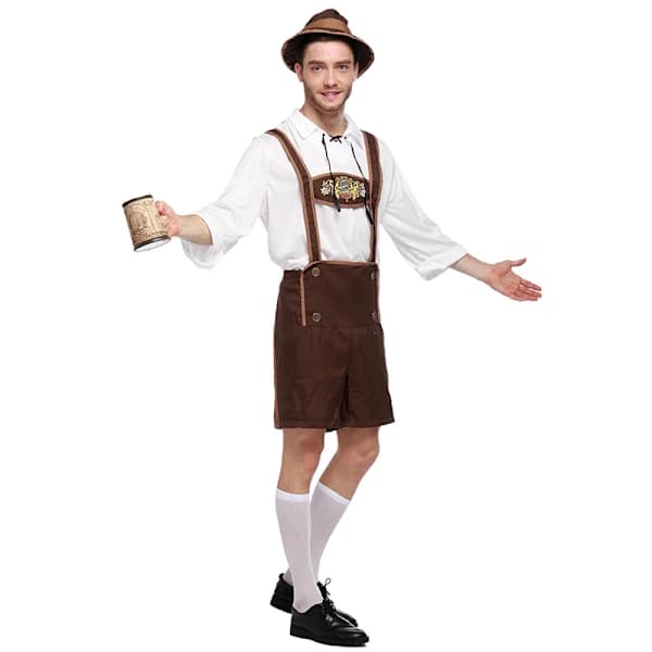 Oktoberfestkostume til mænd - Voksenstørrelse XXL