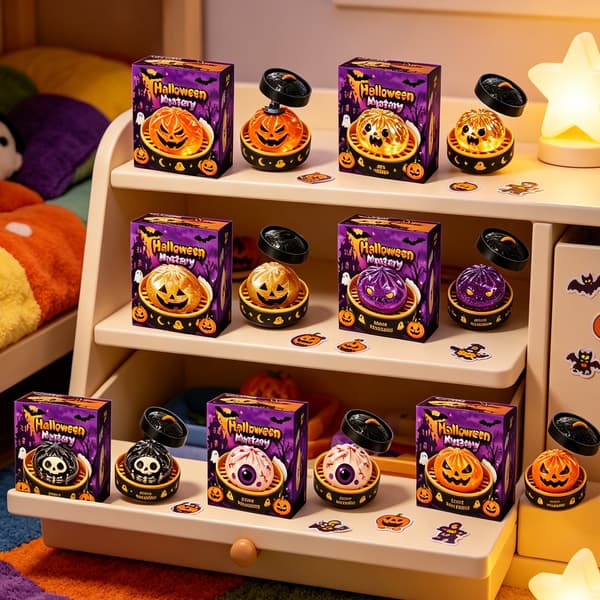 Halloween-klämleksak TPR Spöke Stresslindrande Klämleksak B B