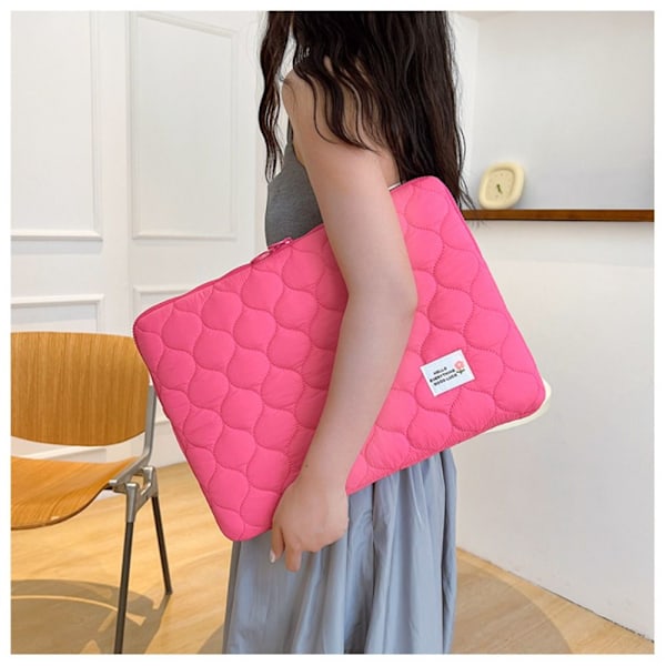 Laptop Sleeve Bæreveske Veske ROSE RØD 15 TOMMER 15 TOMMER rose rød rose red 15inch-15inch