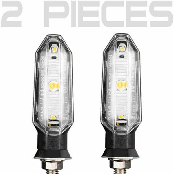 4 stk. Universelle LED-motorcykelblinklys 12V IP67
