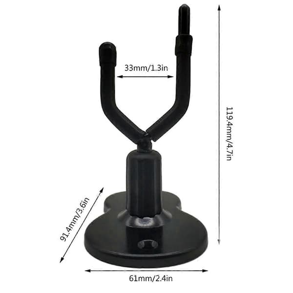 3 Pcs Violin Wall Mount Hanger with Bow Hook Violin Stand for Violin and Viola