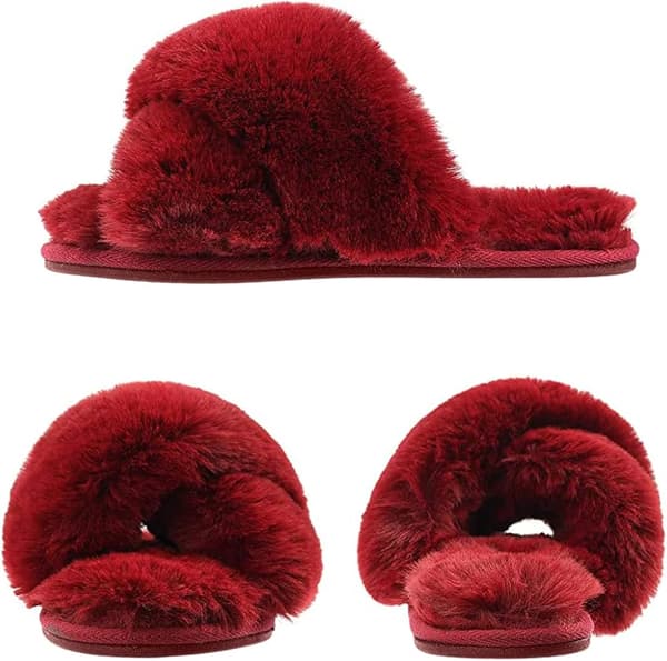 Women's Plush Warm Fur Slippers