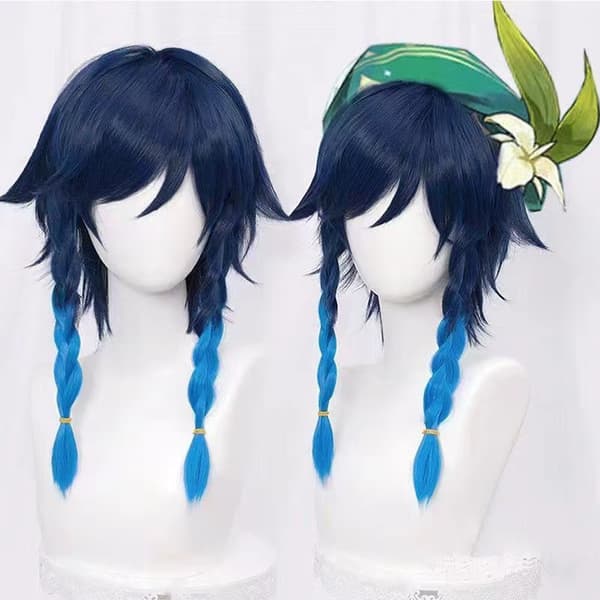 Wendy Cos Peruk Gradientfärg Anime Cosplay Peruk