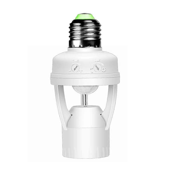 Smart Infrared Motion Sensor Light Socket, Innovative Outdoor Indoor Garage Lighting With Adjustable Duration Sensitivity