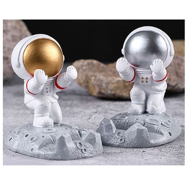 2 stk Astronaut Nattbord Dekorasjon Konsollholder Kreative Møbler, B