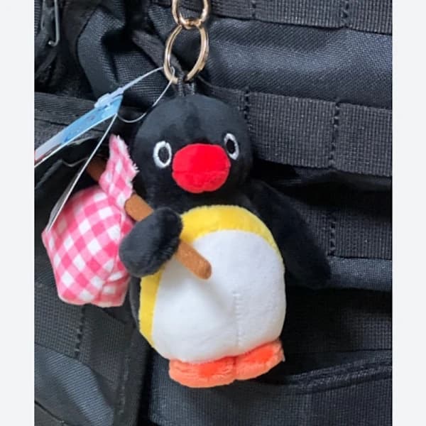 Pingu Matkustaja Pehmo Laukku Charm Avaimenperä Avaimenperä Tarvike Söpö Pingviini