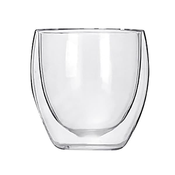200 ml kaffeglas dubbelväggigt värmeisolerat dricksglas tekopp kaffemugg