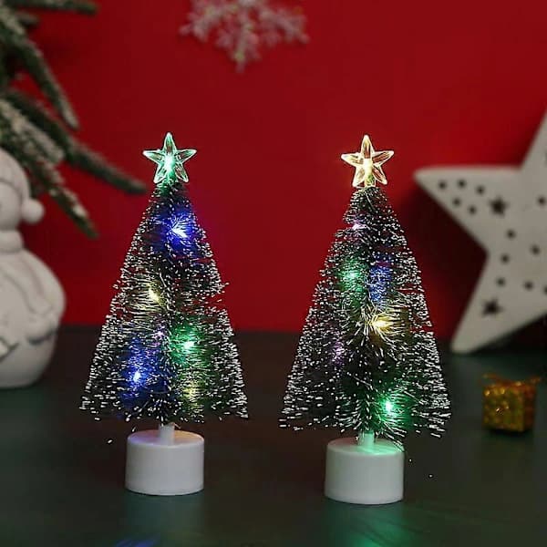 Färgglad LED-julgransbelysning för helgdagar, present till fönster- och heminredning