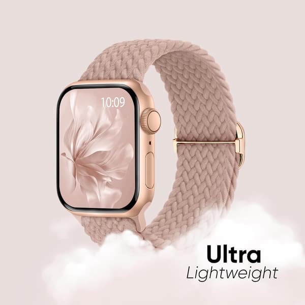 5-pakning vevde remmer til Apple Watch for damer