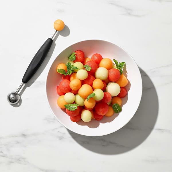 3-pack melonskärare i rostfritt stål, tål maskindisk