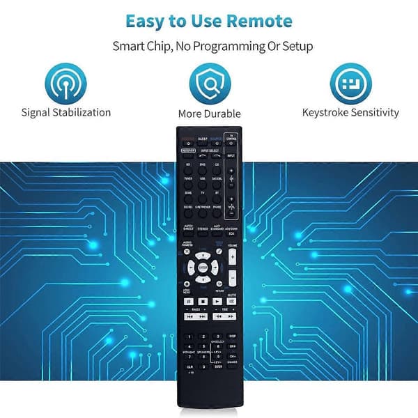 Erstatningsfjernkontroll AXD7741 for Pioneer AV-receiver hjemmekinosystem