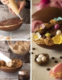 Sjokoladeform Pralinform Stort Egg 250g Påskeegg - Decora Transparent transparent