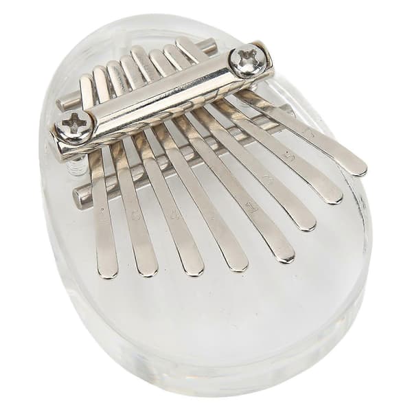 Mini Kalimba 8 taster bærbar krystall tommelpiano