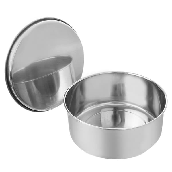 Termisk matboks i rustfritt stål, 4 nivåer, 800 ml, plastbeholder