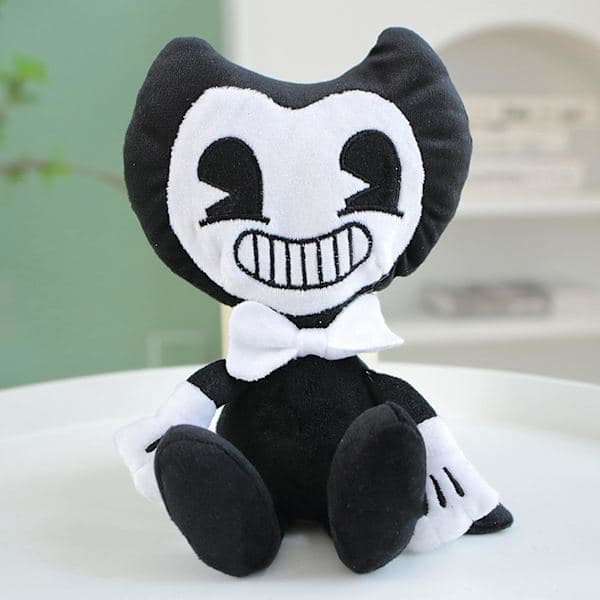 Bendy and the Ink Machine Plys-tøjdyr Sort & Hvid