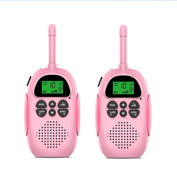 Oppladbar Walkie-Talkie, Blå og Rosa