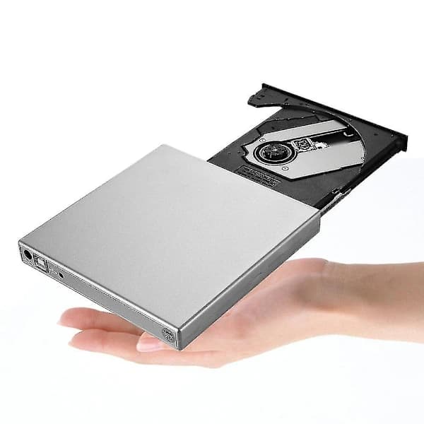 Ekstern USB CD-RW-brænder DVD/CD-læser Afspiller Optisk drev til bærbar computer