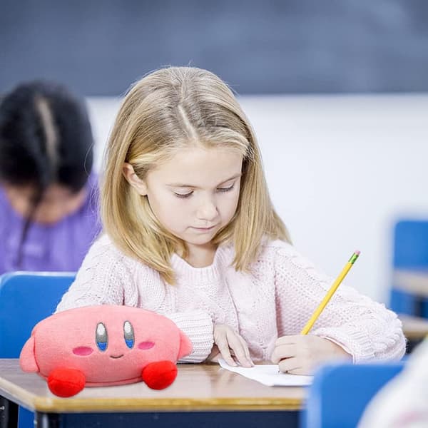 Kirby Pennfodral Tyg Rosa Dragkedja