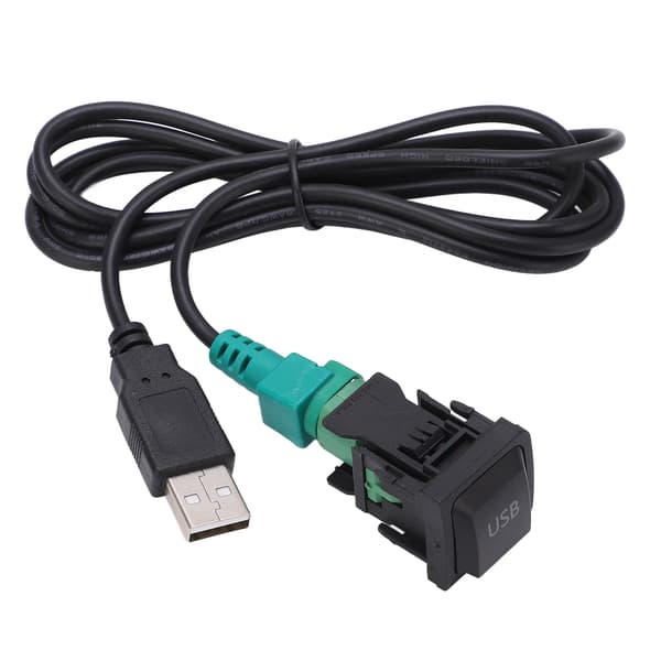 Car Line Out Adapter 3RCA Cable Adapter Replacement for DVD Navigation Headunit 6Pin Blue AV Port 3040