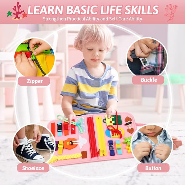 Educational Montessori Felt Activity Board