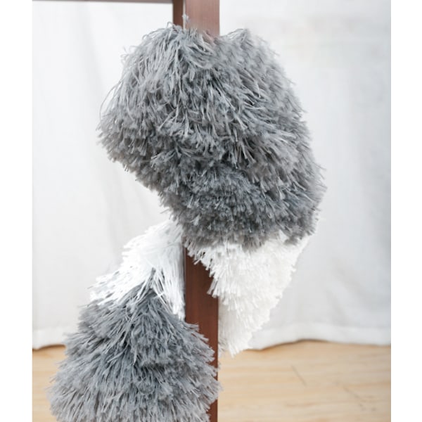 Kyllingfjær Grå Erstatningshode, Mikrofiber Stretch, Ripefri