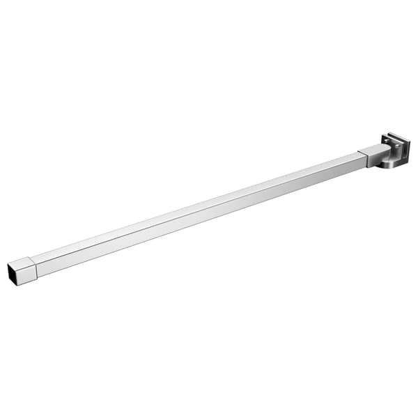 vidaXL Støttearm til brusevæg 70-120 cm Transparent 750