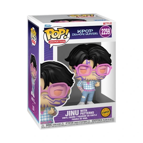 Funko POP! K-Pop Demon Hunters Jinu 2259 CHASE Edition monivärinen Multifärg