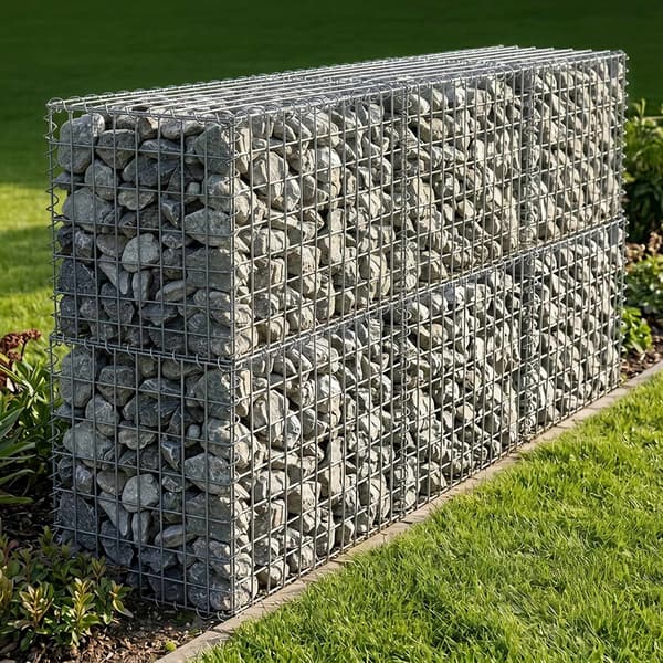 Gabionkorg i galvaniserat stål, 100x30x30 cm
