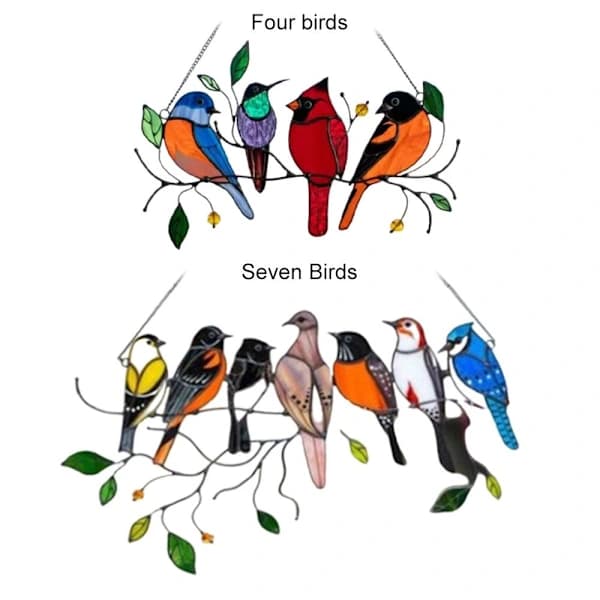 Bird Pendant Hanging Decorations SEVEN BIRDS