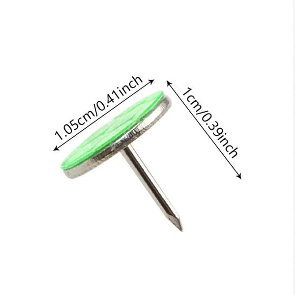 Reflective Marking Tacks 50-Pack, 1 cm, Reflective Trail Markers for Trail Marking, Hunting, and Trees