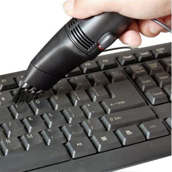 2x Mini USB-støvsuger tastaturstøvsuger for bærbar PC