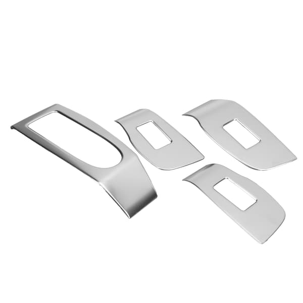 Vindusbryterpanel Trim Ramme Dekor Erstatning Sølv for Mazda CX-30 2020 Venstrestyrt 0.2 0.2