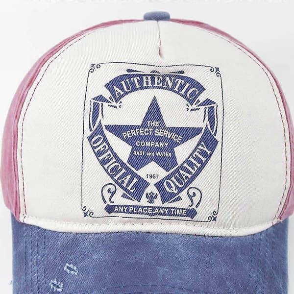Baseballkasket med ankerprint