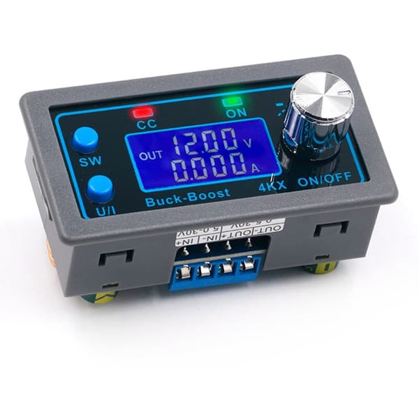DC DC Buck Boost CC CV Converter 0.5-30V 4A 5V 6V 12V 24V Adjustable Power Supply Module Regulated Laboratory Power Supply