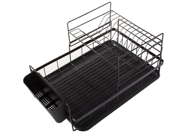 Two-Tier Dish Rack - Dish Drainer with Drip Tray - Modular 1808
