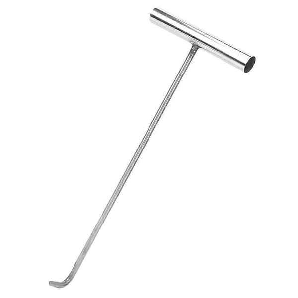 T-formet kumlokkrok i rustfritt stål 38x15x5,5 cm