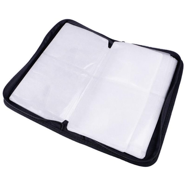 CD-etui CD DVD Opbevaringskasse SORT black