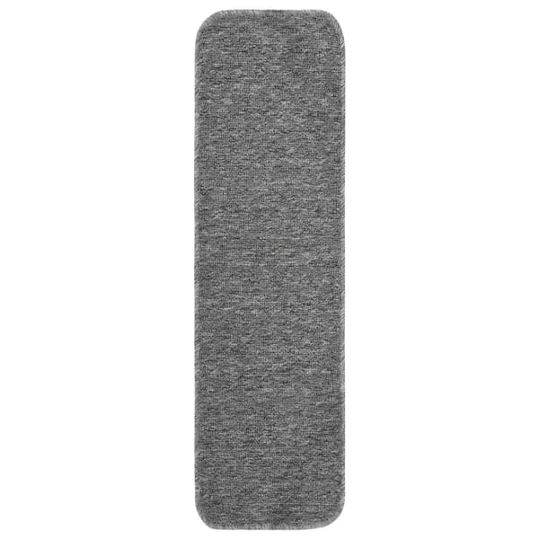 vidaXL Trappetrinnmatter 15 stk 75x20 cm grå rektangulær grå gray